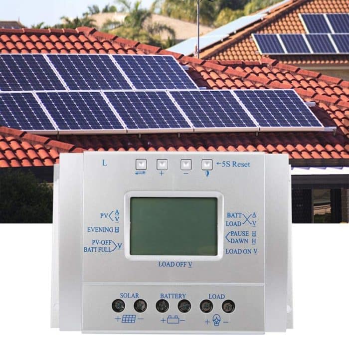 L60 12V / 24V 60A Solarregler Netzspannung Strom LCD-Anzeige Solarladeregler – Bild 7