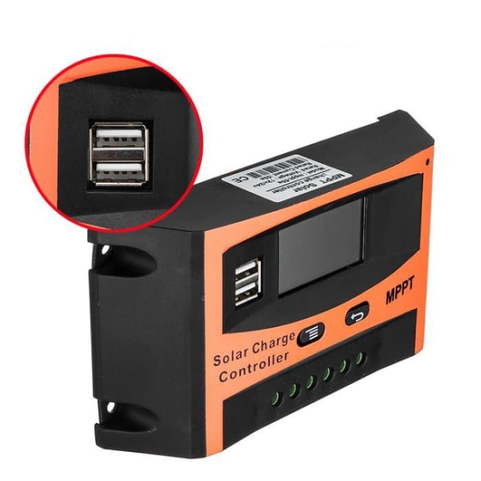 MPPT 12V/24V Solarregler mit automatischer Identifizierung und USB-Ausgang, 30A, 40A, 50A, 60A – Bild 2