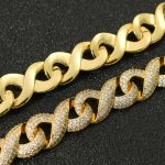 Große Hip-Hop-Halskette mit Mikroeinlagen aus Zirkon – Bild 4