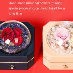 Achteckige Geschenkbox mit einer Schublade, ewige Blumen-Schmuckschatulle – Bild 2