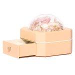 Achteckige Geschenkbox mit einer Schublade, ewige Blumen-Schmuckschatulle – Bild 5