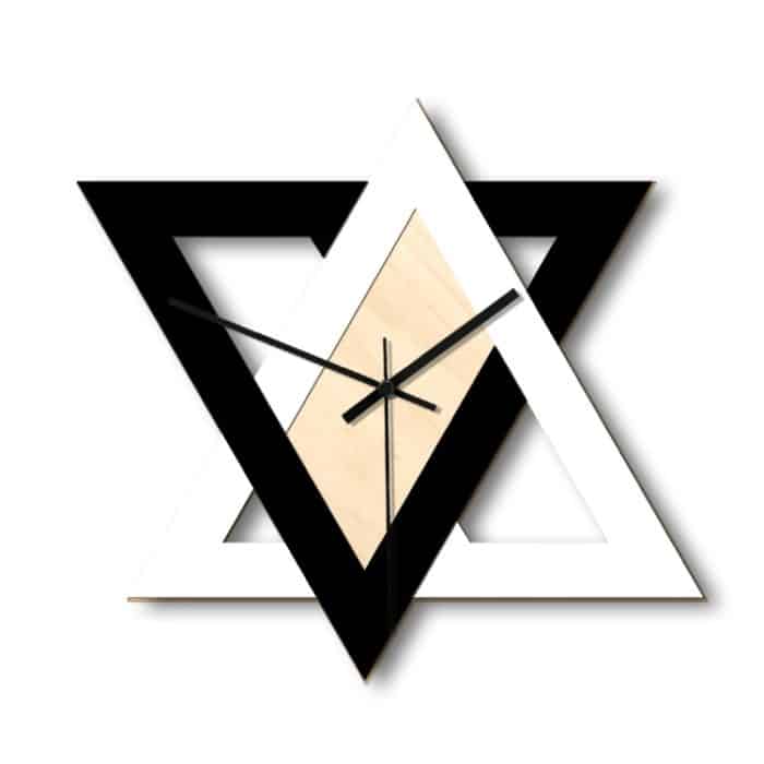 Persönlichkeit kreative Wanduhr Retro stille minimalistische dekorative Uhr, Retro Silent Clock – Bild 1