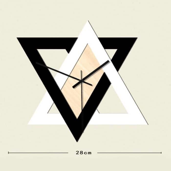 Persönlichkeit kreative Wanduhr Retro stille minimalistische dekorative Uhr, Retro Silent Clock – Bild 3