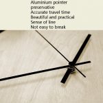 Persönlichkeit kreative Wanduhr Retro stille minimalistische dekorative Uhr, Retro Silent Clock – Bild 4