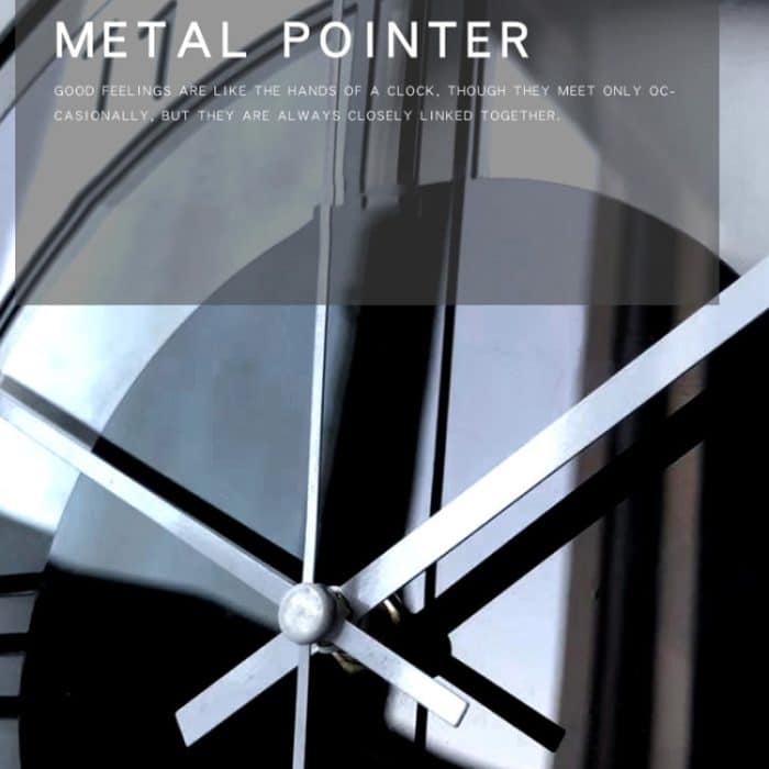 TM009 Home Wohnzimmer Dekoration Acryl Wanduhr Transparent Stille Uhr, TM009 – Bild 4