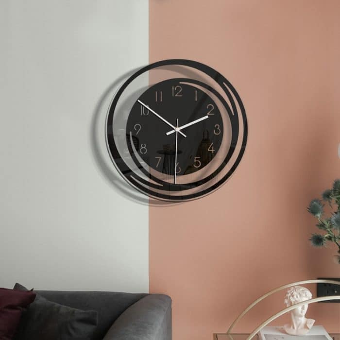 TM009 Home Wohnzimmer Dekoration Acryl Wanduhr Transparent Stille Uhr, TM009 – Bild 5