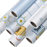 3D Sterne Mond selbstklebende Tapete Mittelmeer Kinder Wandaufkleber, 0.53 x 3m – Bild 2