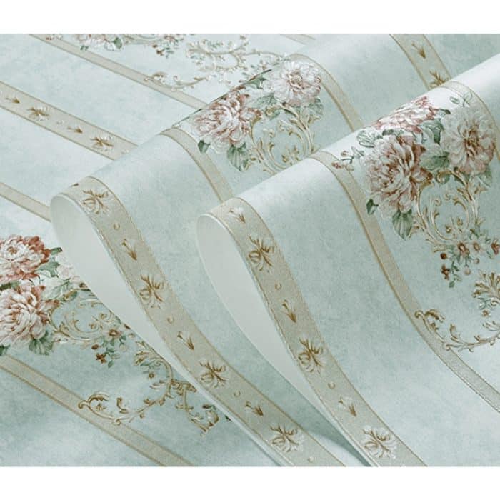 Moderne minimalistische 3D-Stereo-Blumen-selbstklebende Tapete, Schlafzimmer, Wohnzimmer, TV-Hintergrund, Wand, breite Streifen-Tapete, 0.53x3m – Bild 3