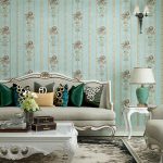 Moderne minimalistische 3D-Stereo-Blumen-selbstklebende Tapete, Schlafzimmer, Wohnzimmer, TV-Hintergrund, Wand, breite Streifen-Tapete, 0.53x3m – Bild 4