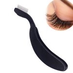 Neuer faltbarer Wimpernkamm Lash Separator Mascara Lift Curl Metallpinsel Make-up-Tool