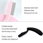 Neuer faltbarer Wimpernkamm Lash Separator Mascara Lift Curl Metallpinsel Make-up-Tool – Bild 3