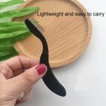 Neuer faltbarer Wimpernkamm Lash Separator Mascara Lift Curl Metallpinsel Make-up-Tool – Bild 4