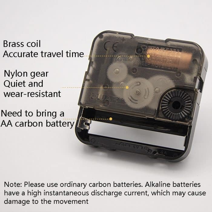 Hölzerne Sling-Wanduhr, Heim-Wohnzimmeruhr, 10 inch Without Printing Plate, 10 inch Scale Version – Bild 8