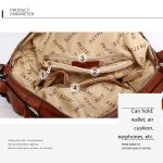 2P1006 Damen-Umhängetasche aus Leder mit einer Schulter, Royal Blue (S), Lake Blue  (S), Orange  (S), Beige  (S), Black (S), Brown  (S), Black (L), Lake Blue (L), Orange (L), Brown (L), Royal Blue (L) – Bild 5