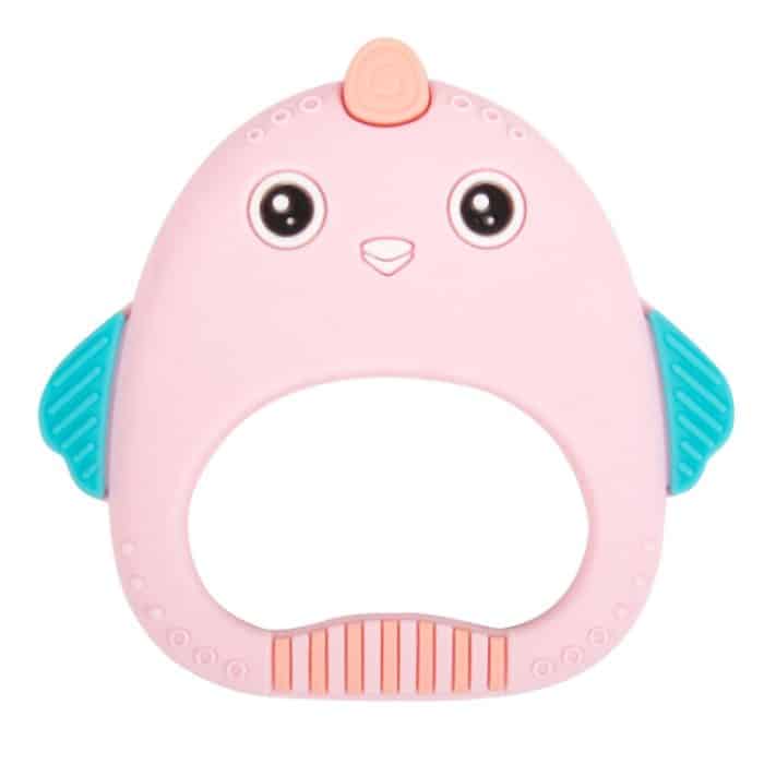 TBD0566807001.jpg MJYJ019 2 PCS Silikon Baby Beißring Kinder Molar Stick Spielzeug, Pink, Blue, Orange, Small Fish-Blue, Small Fish-Pink, Small Fish-Green, Fox-Blue, Fox-Pink, Fox-Green, Monkey-Pink, Monkey-Orange, Monkey-Coffee, Kitten-Coffee, Kitten-Blue, Kitten-Pink – Bild 1
