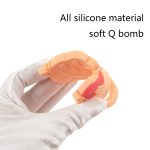 MJYJ019 2 PCS Silikon Baby Beißring Kinder Molar Stick Spielzeug, Pink, Blue, Orange, Small Fish-Blue, Small Fish-Pink, Small Fish-Green, Fox-Blue, Fox-Pink, Fox-Green, Monkey-Pink, Monkey-Orange, Monkey-Coffee, Kitten-Coffee, Kitten-Blue, Kitten-Pink – Bild 5