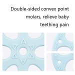 M010093 4 PCS Silikon Lotus Wurzel Tabletten Baby Beruhigende Beißring Kinder Molaren Spielzeug Mütter Und Kind Liefert, Pink, Yellow, Blue, Beige, Pink With Lanyard, Yellow With Lanyard, Blue With Lanyard, Beige With Lanyard – Bild 3
