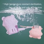 2 PCS Baby Molaren Handschuhe Kinder Beruhigende Silikon Beißring Molaren Stick Mutter Und Kind Spielzeug, 2pcs Pink, 2pcs Yellow, 2pcs Purple, 2pcs Green, 2pcs Blue, 2pcs Orange – Bild 8