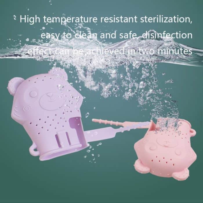 2 PCS Baby Molaren Handschuhe Kinder Beruhigende Silikon Beißring Molaren Stick Mutter Und Kind Spielzeug, 2pcs Pink, 2pcs Yellow, 2pcs Purple, 2pcs Green, 2pcs Blue, 2pcs Orange – Bild 8