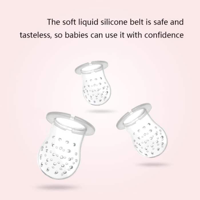 3 Stück Baby-Obst- und Gemüse-Nahrungsergänzungsmittel, Beißbeutel, S Green, M Green, L Green, S Purple, M Purple, L Purple, S Blue, M Blue, L Blue, S Pink, M Pink, L Pink – Bild 6