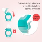 3 Stück Baby-Obst- und Gemüse-Nahrungsergänzungsmittel, Beißbeutel, S Green, M Green, L Green, S Purple, M Purple, L Purple, S Blue, M Blue, L Blue, S Pink, M Pink, L Pink – Bild 8