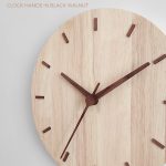 Massive hölzerne Wanduhr Home Wohnzimmer Wanduhr Dekorative Uhr – Bild 3
