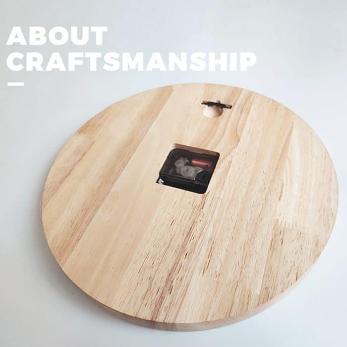 Massive hölzerne Wanduhr Home Wohnzimmer Wanduhr Dekorative Uhr – Bild 5