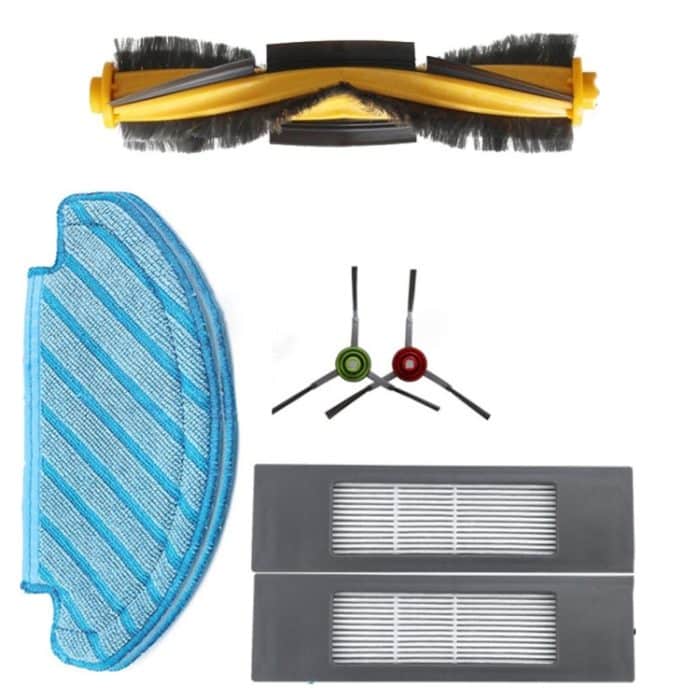 Staubsauger-Kehrroboter-Zubehör, geeignet für Ecovacs Deebot T8 AIVI/T8 MAX, Zubehör, Suit, 3 PCS Rag, 4 PCS Side Brush, 4 PCS Filter, Main Brush – Bild 3