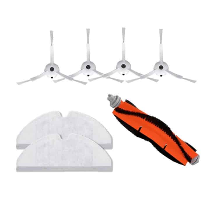 TBD0567748601.jpg Kehrroboter-Zubehör für Xiaomi Mijia Rock, Spezifikation:, Main Brush+4 Side brush+2 Rag, Removable Main Brush – Bild 1