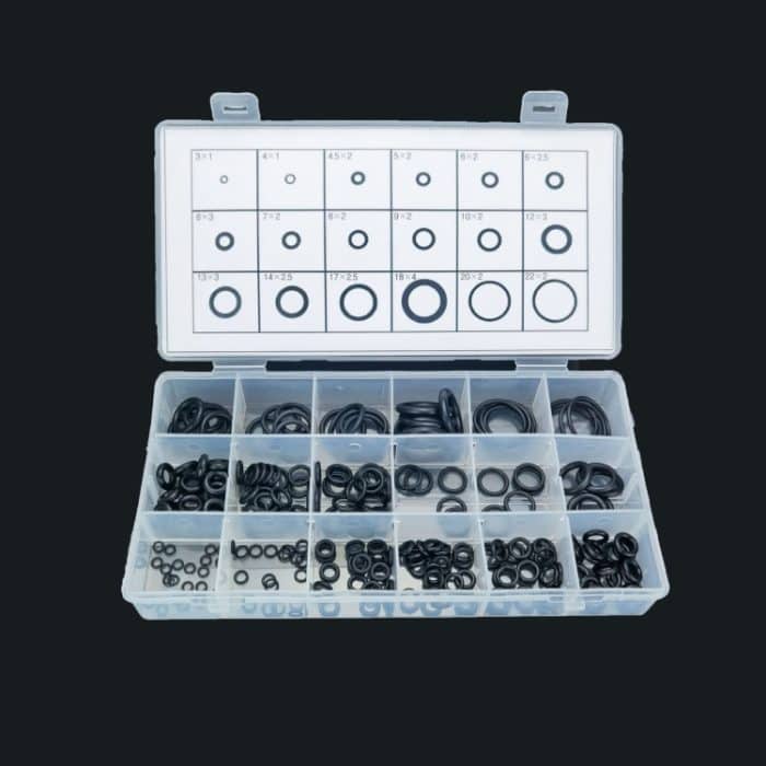 225 Stück/Packung Auto-Silikon-Dichtungs-Gummi-Kombination – Bild 1