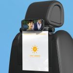 Auto-Aufbewahrung, Müllsack-Halterung, Auto-Handy-Tablet-Rückkissenhalter, With Phone Holder Gray, With Phone Holder Black – Bild 8