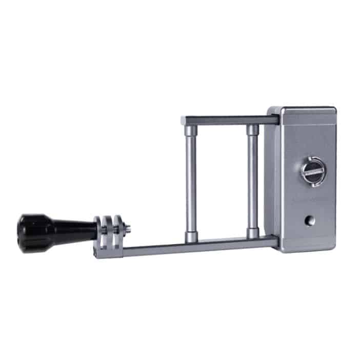 SunnyLife OM4-Q9417 Aluminiumlegierung Montageteller Adapter Action Kamera-Klemmadapter Clip für DJI Osmo Action / Gopro Hero9 Schwarz / 8 Schwarz, DJI Osmo Mobile 3 / om4 ​​gimbal – Bild 2