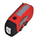 HRD-902 Multifunktionale Handkurbel Solar Power LED Taschenlampe Notfallalarm FM Radio – Bild 2