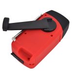 HRD-902 Multifunktionale Handkurbel Solar Power LED Taschenlampe Notfallalarm FM Radio – Bild 3