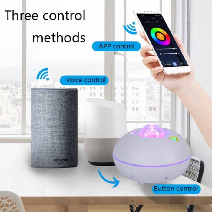 SC526 LED Sternenhimmel-Fernbedienung, Wassermuster-Projektionslampe, Graffiti-Smart-Sternenhimmel-Licht, kabelloses Nachtlicht – Bild 6