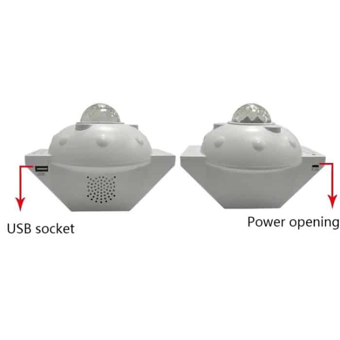SC522-01 USB Bluetooth Musik Wasserzeichen Sternenhimmel Projektionslicht LED Bühnenlicht Nachtlicht – Bild 3