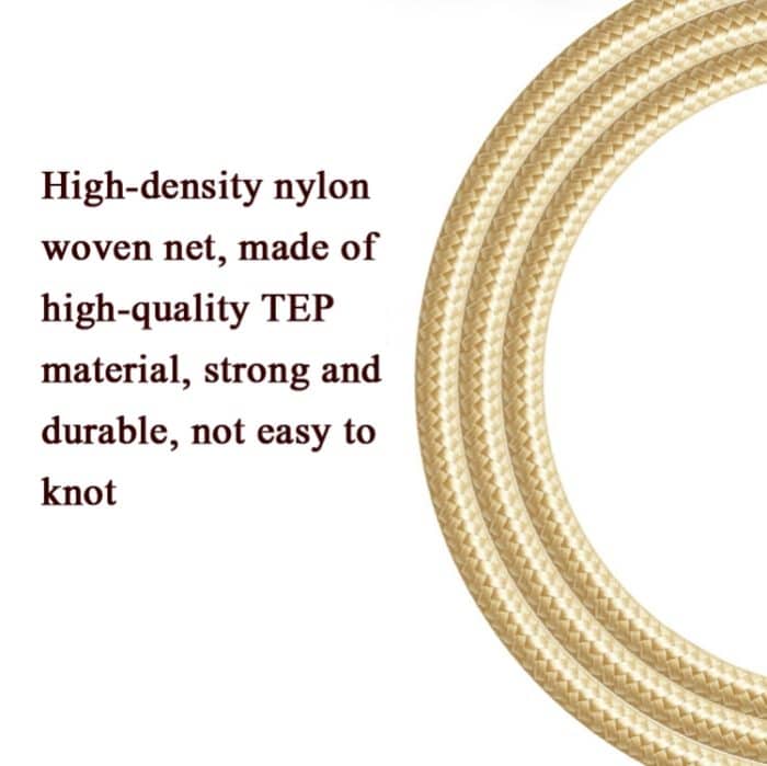 5 Stück 2A 3-in-1-USB-auf-USB-C/Typ-C + 8-poliges + Micro-USB-geflochtenes Datenkabel – Bild 2