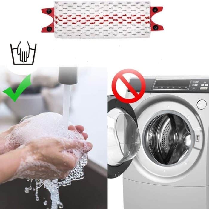 2 Stücke Spray Mopp Kopf flaches Mopp-Tuch geeignet für Vileda Ultramax – Bild 5