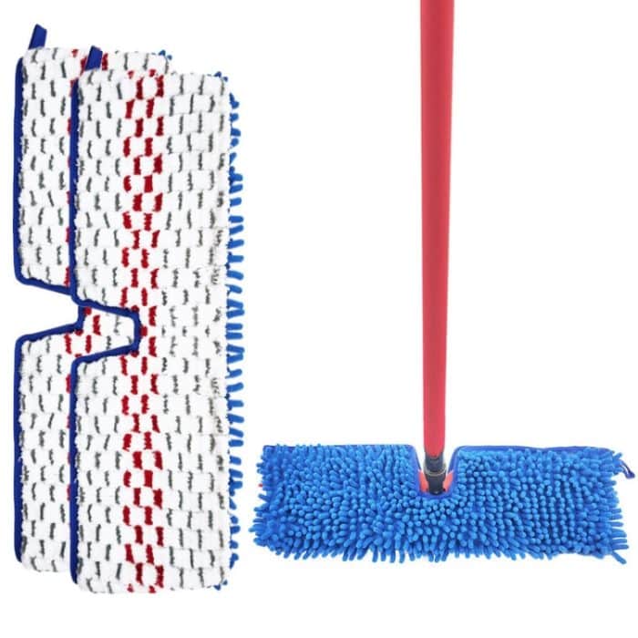 2 Stück Chenille nasse und trockene Flip-Mopp-Ersatztuchabdeckung für O-Cedar geeignet – Bild 6