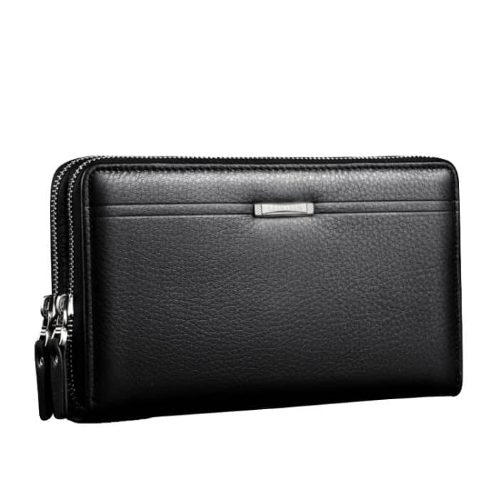 TBD0572045501B.jpg LEINASEN A80 Multi-Card Herren-Handtasche, doppelter Reißverschluss, große Kapazität – Bild 1
