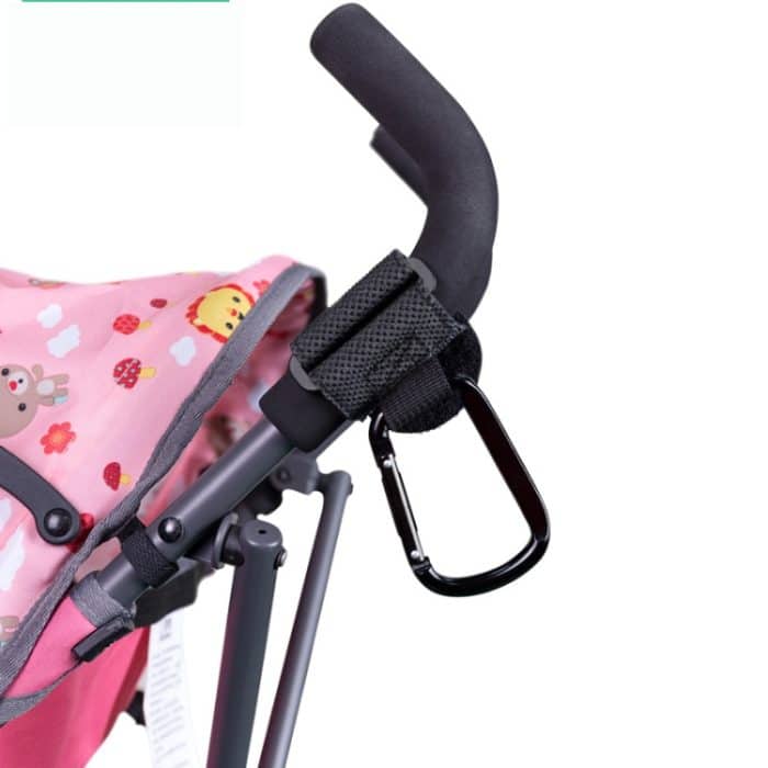 2 Sets Kinderwagenhaken, extra stabiler Karabiner, 2 Sets Stroller Sturdy Hook – Bild 3