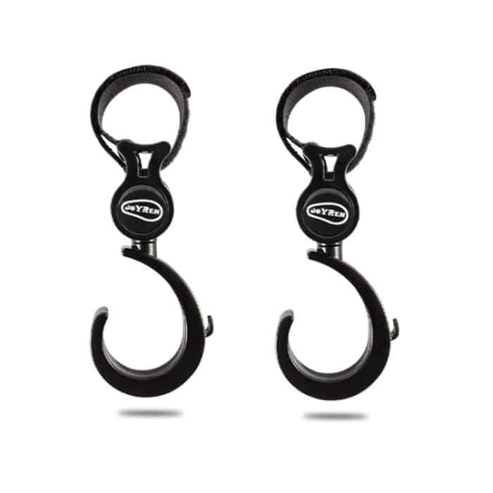 JOYREN 2 Sets Kinderwagen rutschfeste und langlebige Haken, 2 Sets Stroller Hook – Bild 1