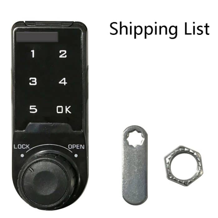 Stahlschrank mit offenem Loch, Aktenschrank, elektronisches Schloss, Schublade, Briefkasten, Turnhalle, Schranktür, Passwortschloss, 20mm, 30mm – Bild 7