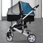 Sommer-Kinderwagen-Moskitonetz, vollständige Abdeckung, Mehrzweck-verschlüsseltes Trolley-Moskitonetz – Bild 7