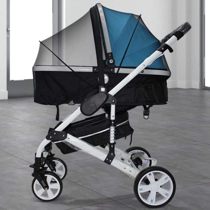 Sommer-Kinderwagen-Moskitonetz, vollständige Abdeckung, Mehrzweck-verschlüsseltes Trolley-Moskitonetz – Bild 7