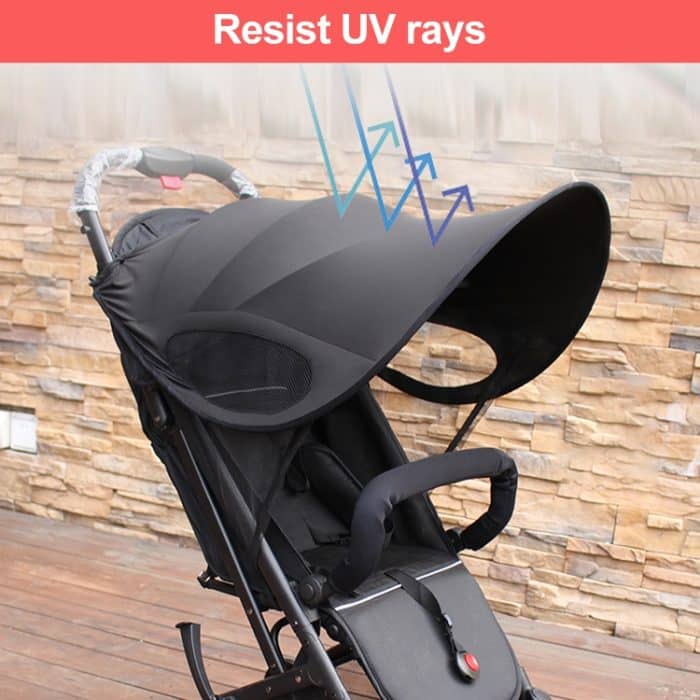 Kinderwagen-Sonnenschutz, Anti-Ultraviolett-Kinderwagenschuppen, Black Waterproof, Blue No Waterproof, Purple No Waterproof, Star Empty – Bild 5