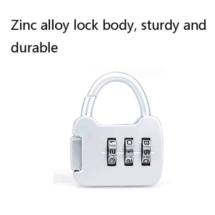 6 PCS Xmm-8007 Cartoon Cat Metal Digital Password Lock Mini Small Padlock, Mix Color Random Delivery – Bild 4