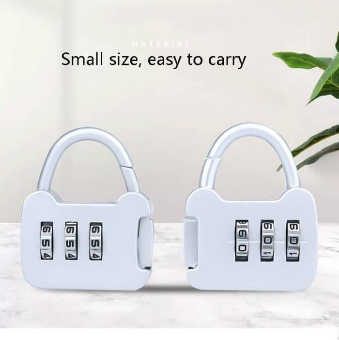 6 PCS Xmm-8007 Cartoon Cat Metal Digital Password Lock Mini Small Padlock, Mix Color Random Delivery – Bild 5