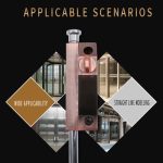 KDS-A013 Drehriegelschloss aus Zinklegierung, oberflächenmontiertes Feder-Drehriegelschloss, Sandy Silver, Red Ancient, Green Ancient, Black Ancient – Bild 6