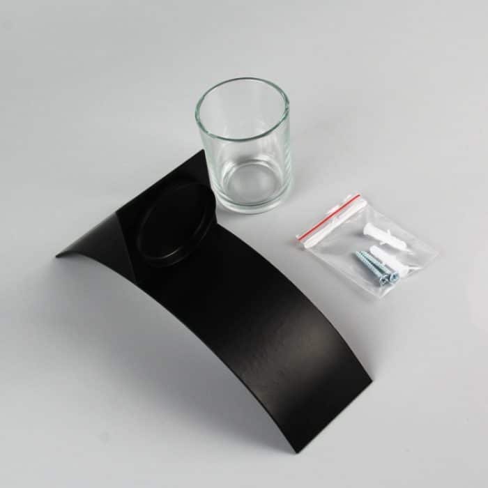 2 Stück BS2001 dreidimensionaler Bogen-Wandbehang aus Eisen, Kerzenständer, Wanddekoration, Arc Wall Hanging Iron – Bild 6